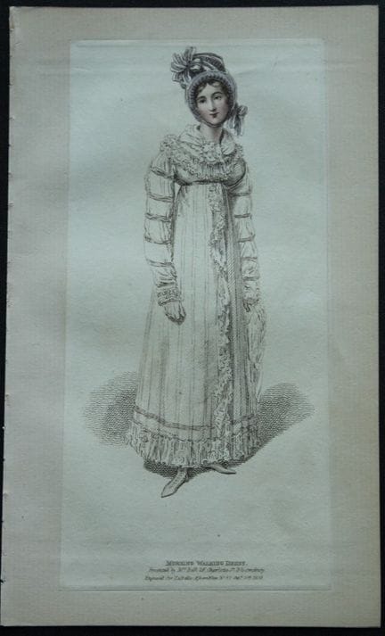 R·阿克曼——1816年晨礼服版画。

这些原版手绘彩色的水彩蚀刻版画选自鲁道夫·阿克曼的《艺术、文