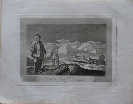 Warren - Gravure représentant des Lapons, 1810.

C