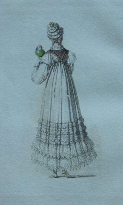 R·阿克曼——1816年晨礼服版画。

这些原版手绘彩色的水彩蚀刻版画选自鲁道夫·阿克曼的《艺术、文