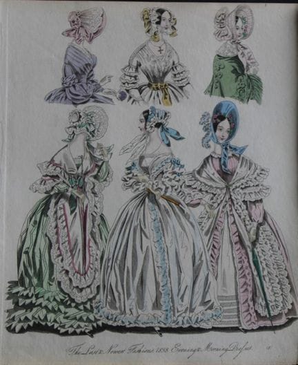 J Bell - Original World of Fashion print 1824-51.
