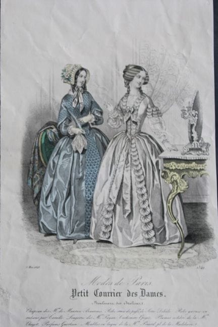 Petit Courrier des Dames - Gravure de mode du XIXe