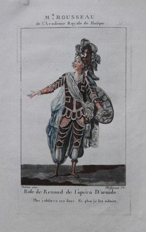 Phelippaux - Costume pour le rôle de Renaud, 1786.