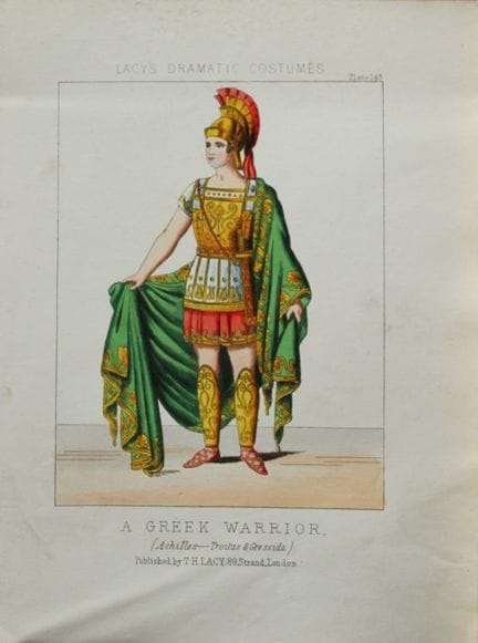 Lacy's Dramatic Costumes - A Greek Warrior 1865.

