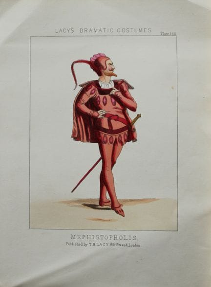 Lacy's Dramatic Costumes - Mephistopholis 1865.

T