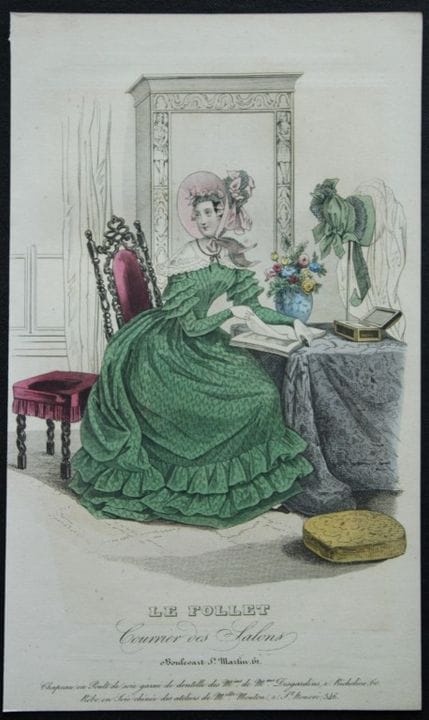 R·桑兹——1816年法国礼服版画。

这些手工上色的版画由R·桑兹创作，由弗诺、胡德与夏普出版，刊