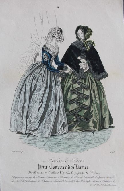 Petit Courrier des Dames - Gravure de mode du XIXe