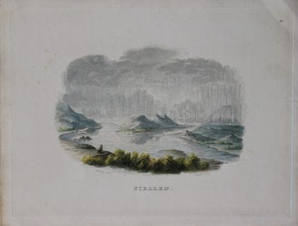 Sandberg - Lithographie coloriée à la main représe