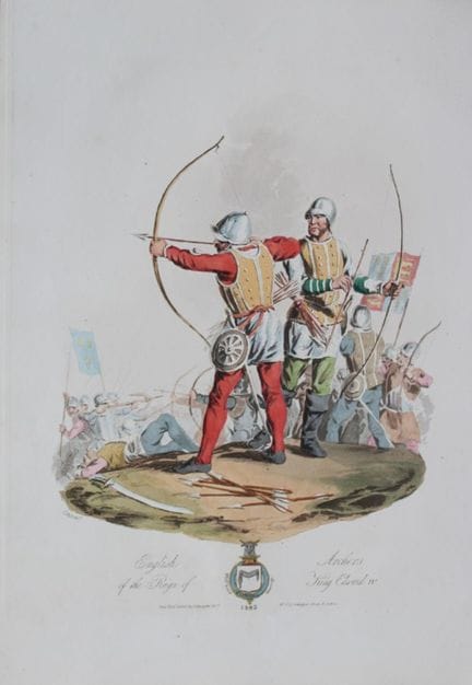 CH Smith - Arcieri inglesi durante il regno di Edo