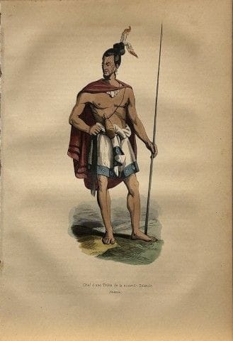 Une gravure sur bois de Wahlen représentant un che
