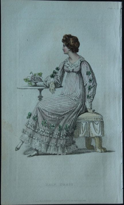 R·阿克曼——1816年半礼服版画。

这些原版手绘彩水彩蚀刻版画选自鲁道夫·阿克曼的《艺术、文学、