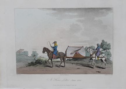 CH Smith -  A Horse Litter 1814.

This hand-colour