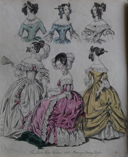J Bell - Original World of Fashion print 1824-51.
