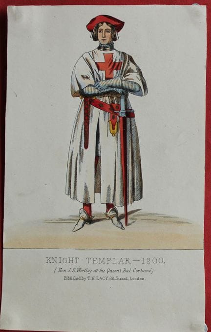 Lacy's Dramatic Costumes - A Knight Templar 1865.
