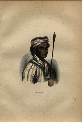 Une gravure sur bois de Wahlen représentant le raj