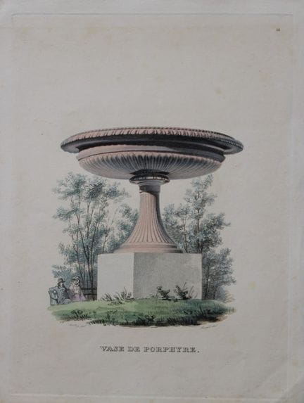 Sandberg - Lithographie coloriée à la main représe