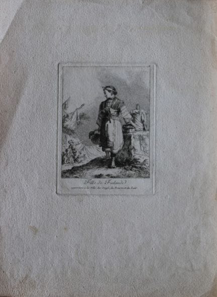 Jean-Baptiste Le Prince - Une jeune fille de Finla