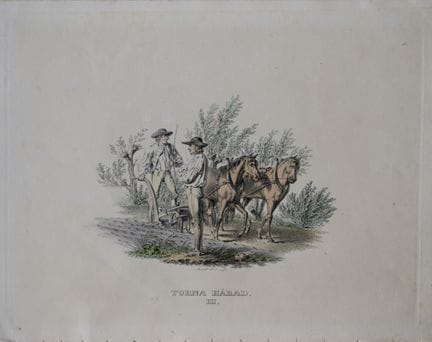 桑德伯格——福尔塞尔于1836年创作的瑞典托尔纳·哈拉德手绘石版画。



这幅描绘瑞典民族服饰和风
