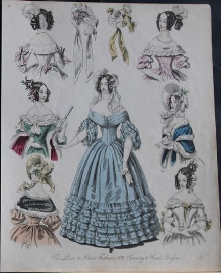 J Bell - Original World of Fashion print 1824-51.
