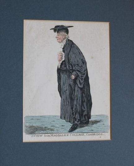 Robert Dighton - Dr William Gretton, Magdalen Coll