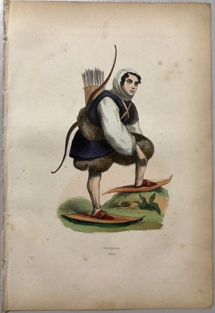 A Wahlen - Woodcut engraving of Samoyed 1843.

Thi