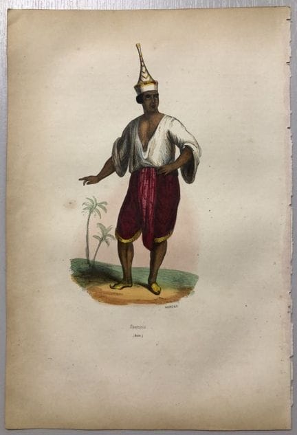 A Wahlen - Engraving of Siamese man 1843.

This ha