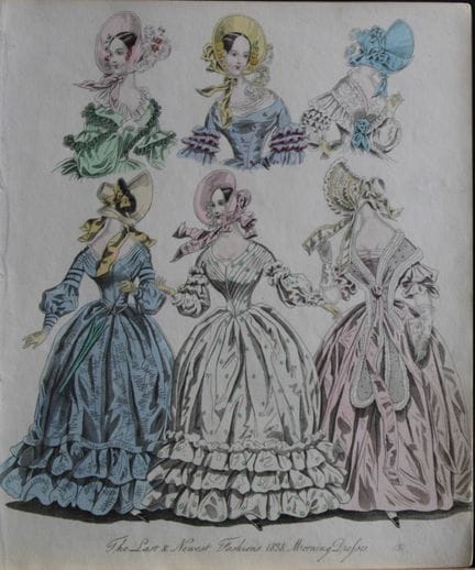 J Bell - Original World of Fashion print 1824-51.
