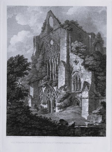 Thomas Hearne - Abadía de Tintern, Monmouthshire, 