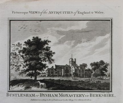 Alex Hogg - Bustlesham Monastery, Berkshire 1786.
