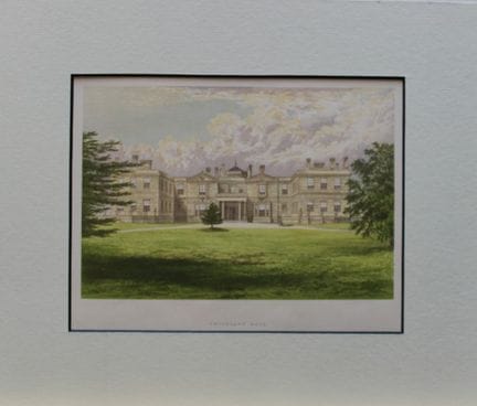 Rev. F. O. Morris - Swithland Hall, grabado por Al