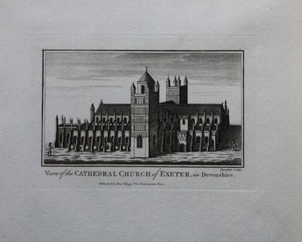 Alex Hogg - Exeter Cathedral, Devonshire 1786.

Th