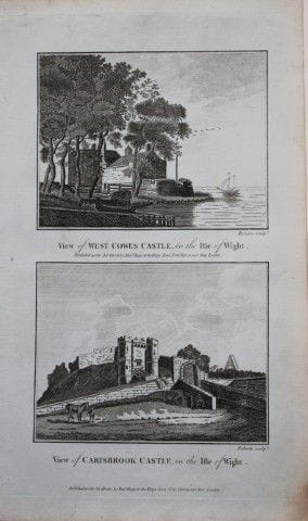 Alex Hogg - West Cowes Castle and Carisbrook Castl