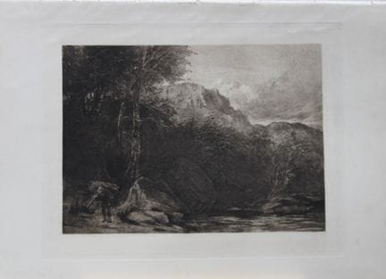 „Bettws Y Coed“ von G. Cox, gestochen von Dujardin