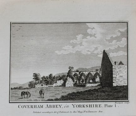 Alex Hogg - Abbaye de Coverham, Yorkshire, 1786.

