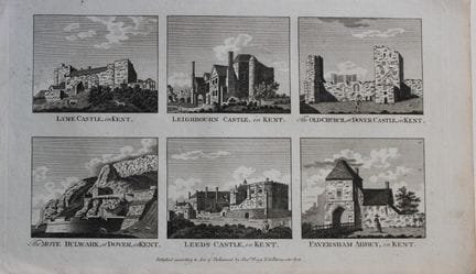 Alex Hogg - Castles and Abbeys in England 1786.

T