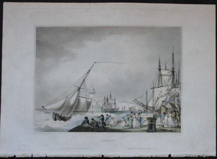 de Loutherbourg - Aquatinte représentant Needles, 