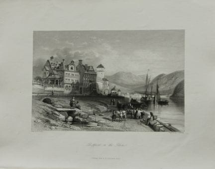 WL Leitch - Boppart on the Rhine.

This antique st