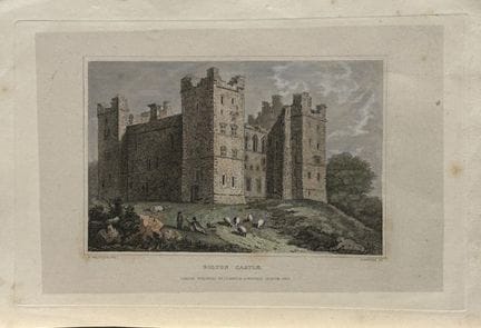 N. Whittock – Bolton Castle, Yorkshire, gestochen 