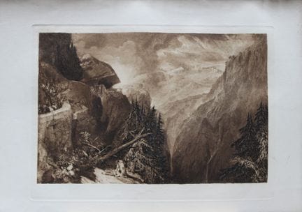 „Val d'Aosta“ von Alfred Dawson nach einem Motiv v