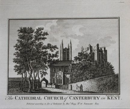 Alex Hogg – Kathedrale von Canterbury, Kent, 1786.