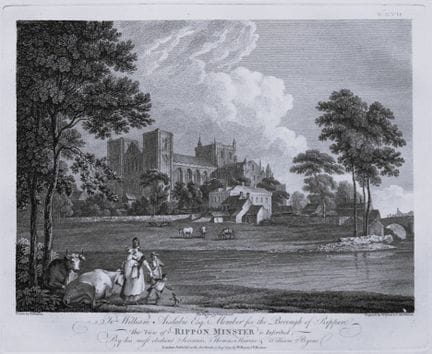 Thomas Hearne - Catedral de Rippon, Yorkshire, 178