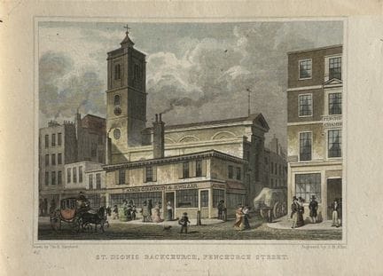 Thomas Shepherd - St Dionis Bachchurch, Fenchurch 