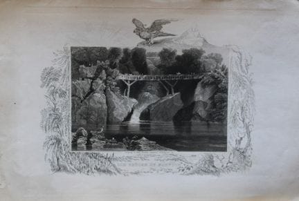 WH Bartlett - «Die Brücke zu Norwich», grabado por