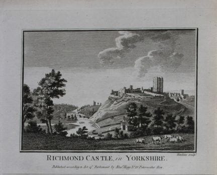 Alex Hogg - Richmond Castle, Yorkshire 1786.

This