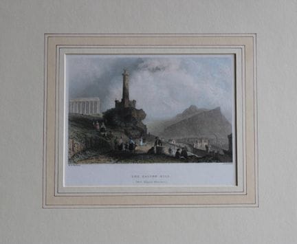 W. H. Bartlett – Der Calton Hill, gestochen von H.