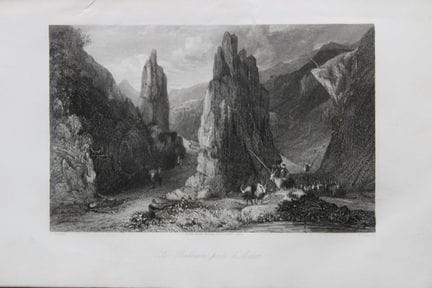 JC Bentley - Les Balkans, gravure de l'Empire otto