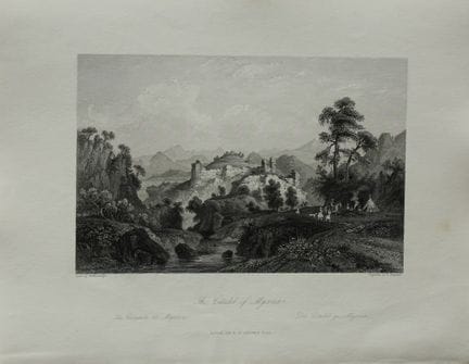 Wolfensberger - Citadel of Mycenae engraved by Bra