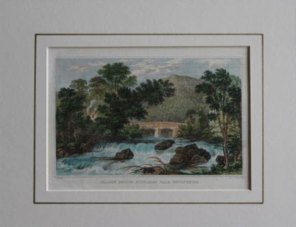 Thomas Allom – Shaugh Bridge, Devon, gestochen von