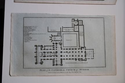 Alex Hogg – Grundriss der Kathedrale von Durham, 1
