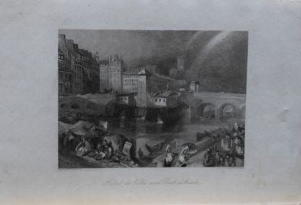 JMW Turner - Hôtel de Ville y Pont d'Arcole, graba