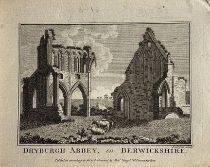Alex Hogg - Dryburgh Abbey, Berwickshire 1786.

Th